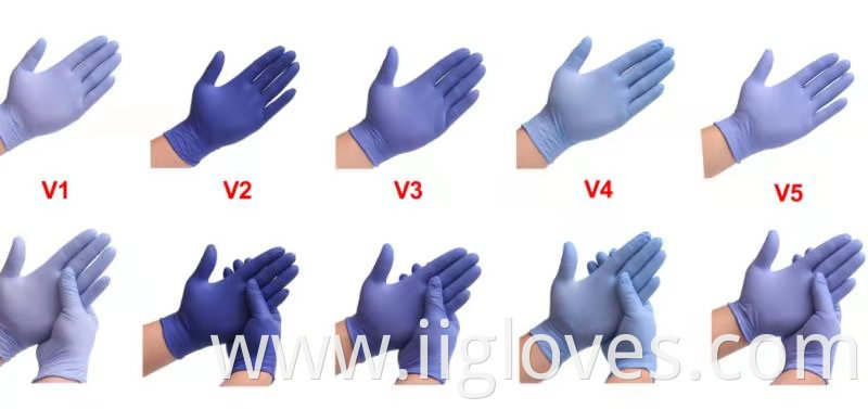 Disposable Blue Nitrile Examination Gloves Manufacturers safety Gloves Disposable Nitrile Gloves For Medical